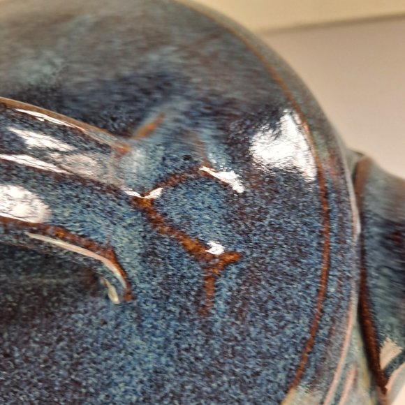 Signed Art Pottery Lidded Pot Crock - Picture 6 of 10